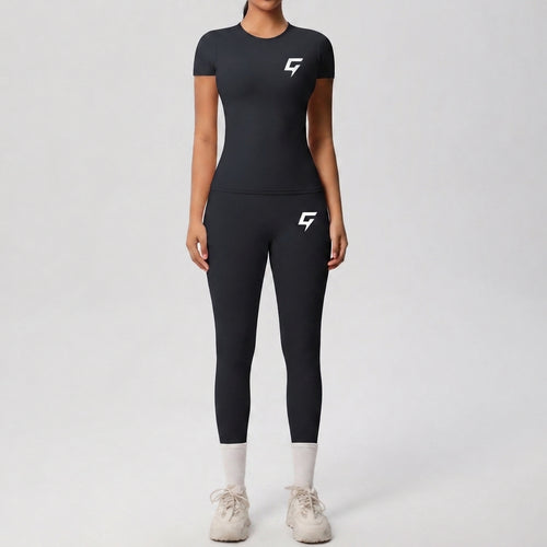 Luxe 2 Piece Short Sleeve Set