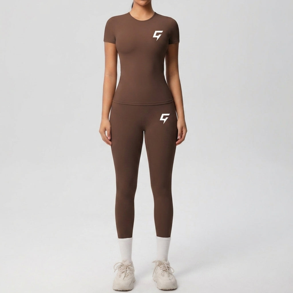 Luxe 2 Piece Short Sleeve Set