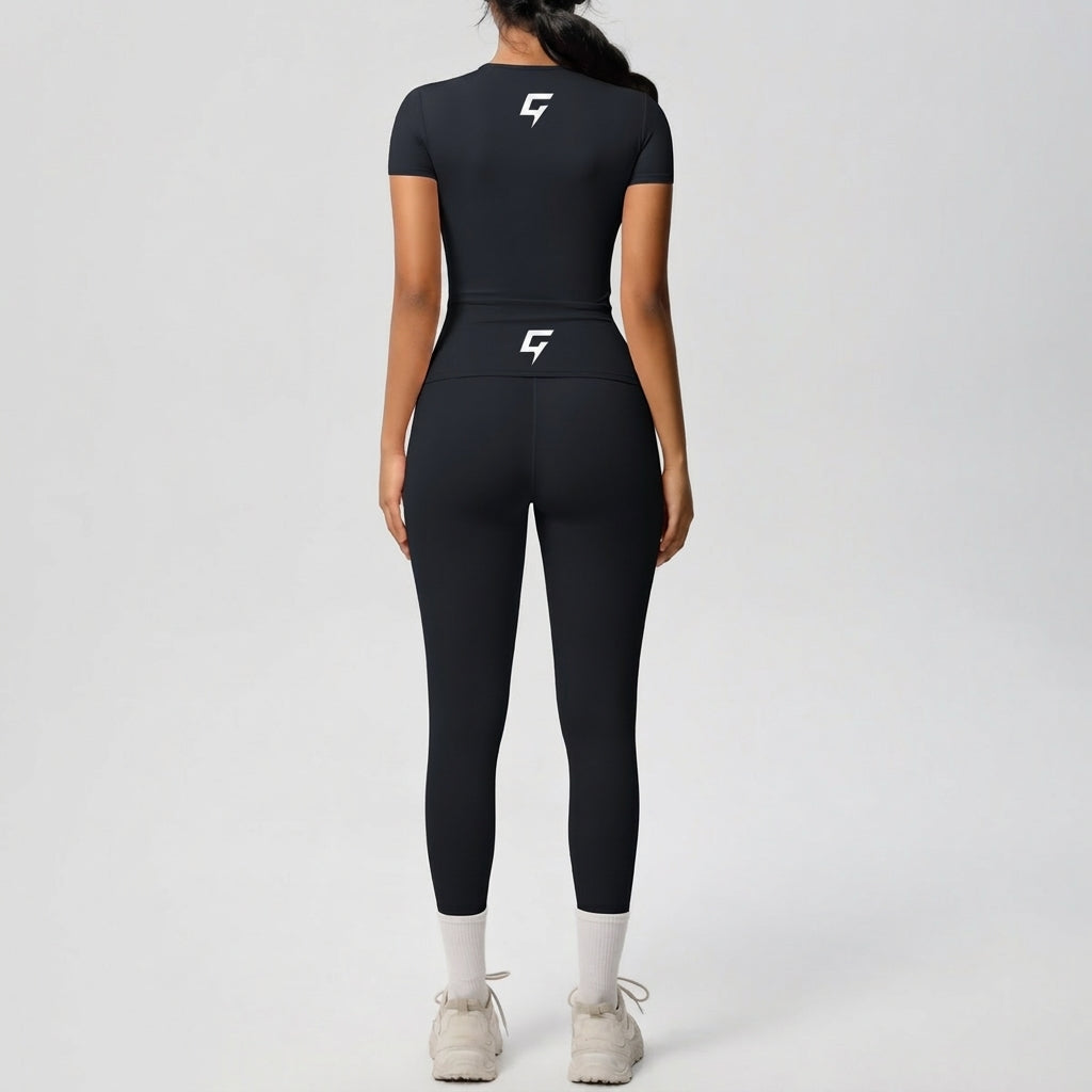 Luxe 2 Piece Short Sleeve Set