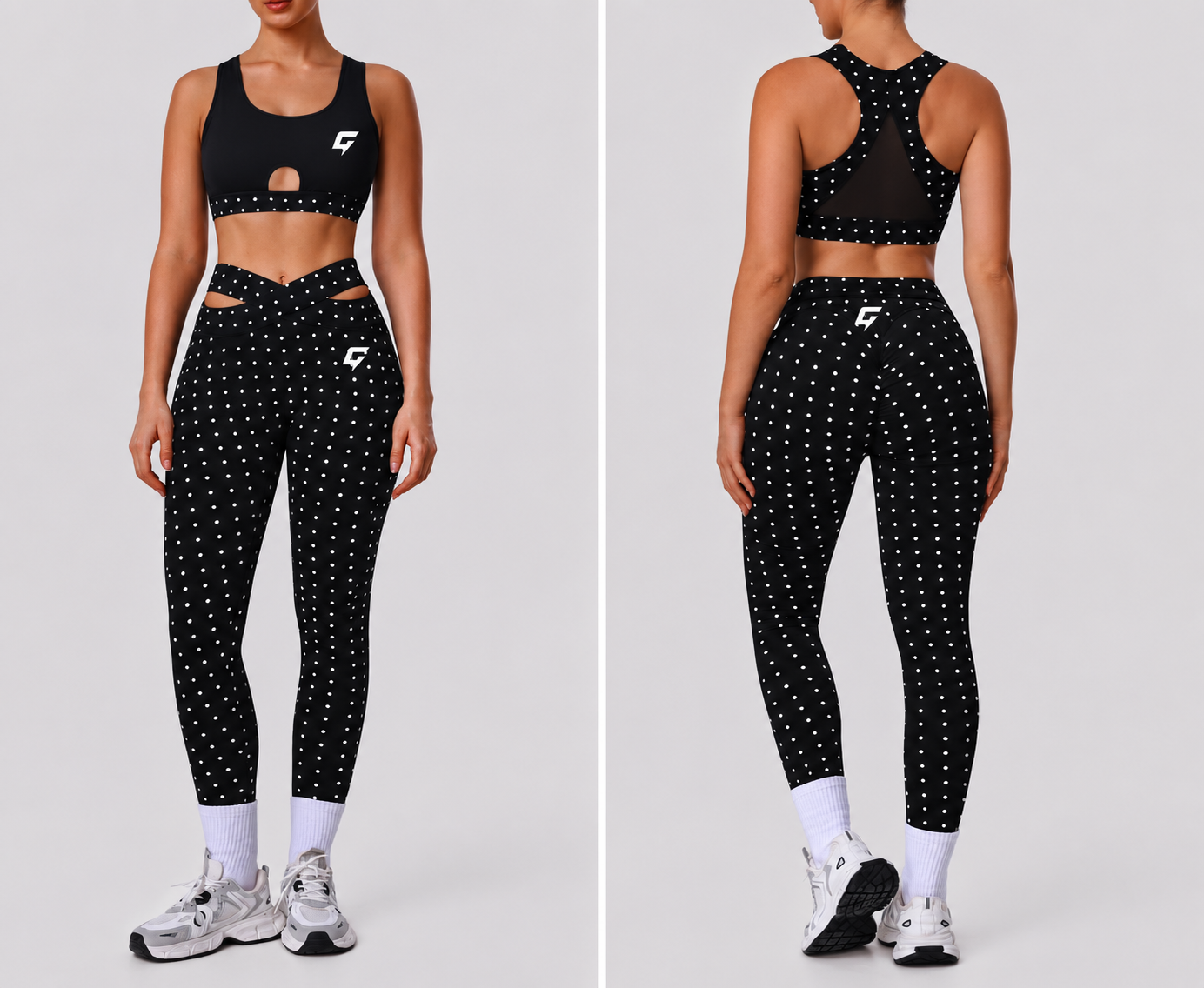Luxe Polka Dot 2 Piece Set